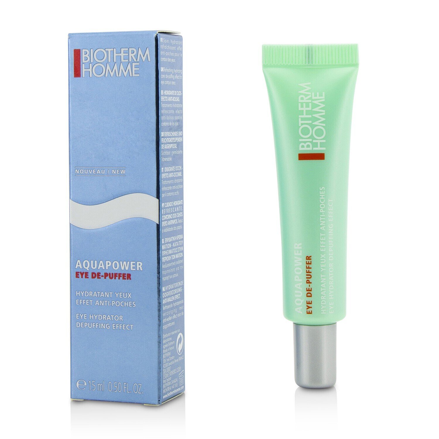 Biotherm Homme Aquapower Eye De-Puffer(Random Packaging) 15ml/0.5oz