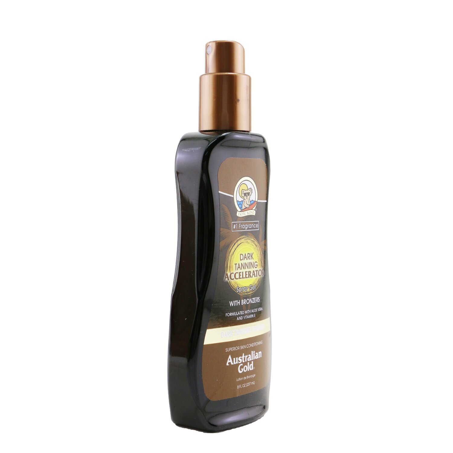 Australian Gold Dark Tanning Accelerator Spray Gel with Bronzers (Random Packaging) 237ml/8oz