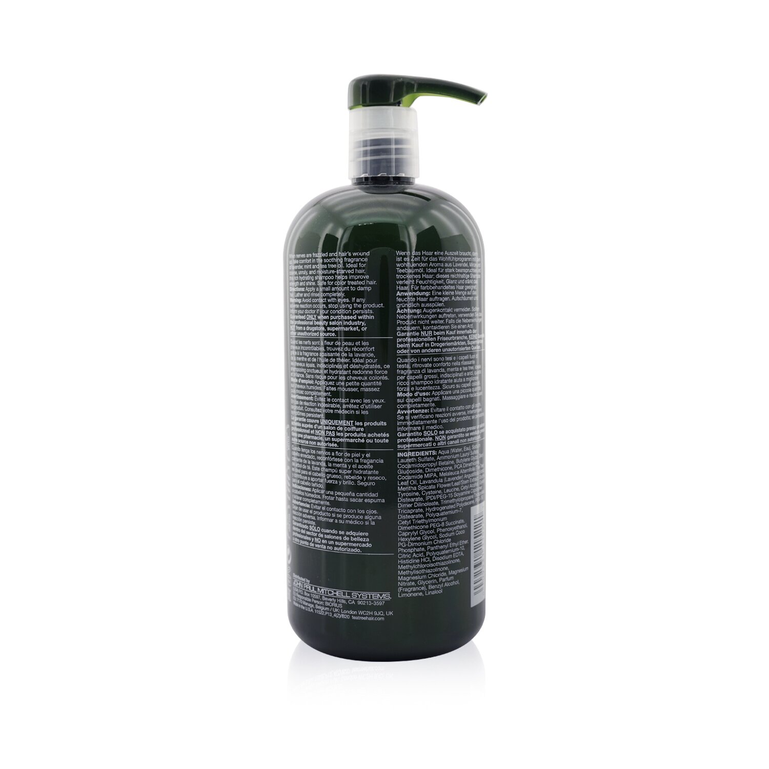 Paul Mitchell Tea Tree Lavender Mint Moisturizing Shampoo (Hydrating and Soothing) 1000ml/33.8oz