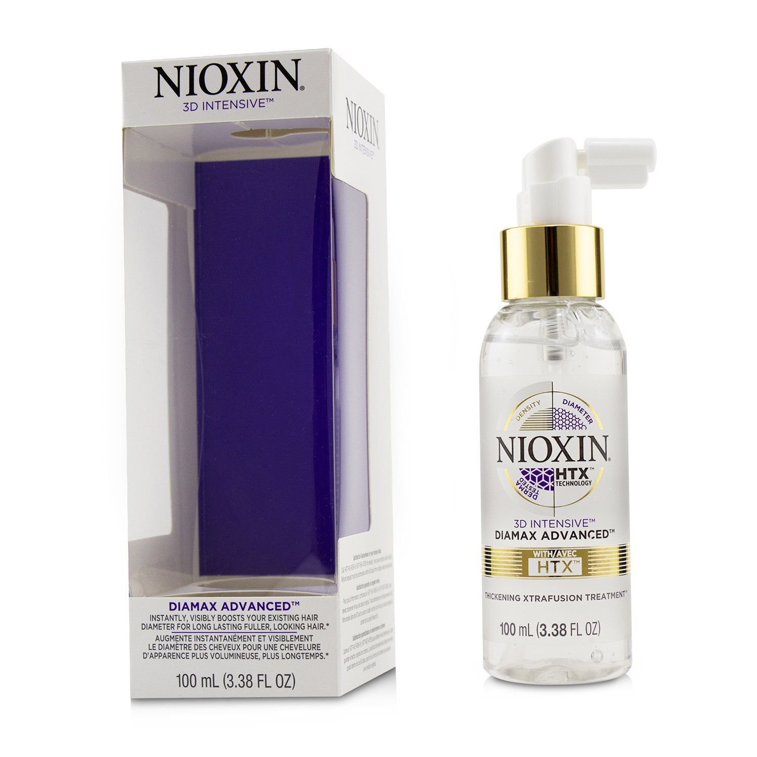 Nioxin 3D Intensive Diamax Advanced Thickening Xtrafusion Treatment (Random Packaging) 100ml/3.3oz