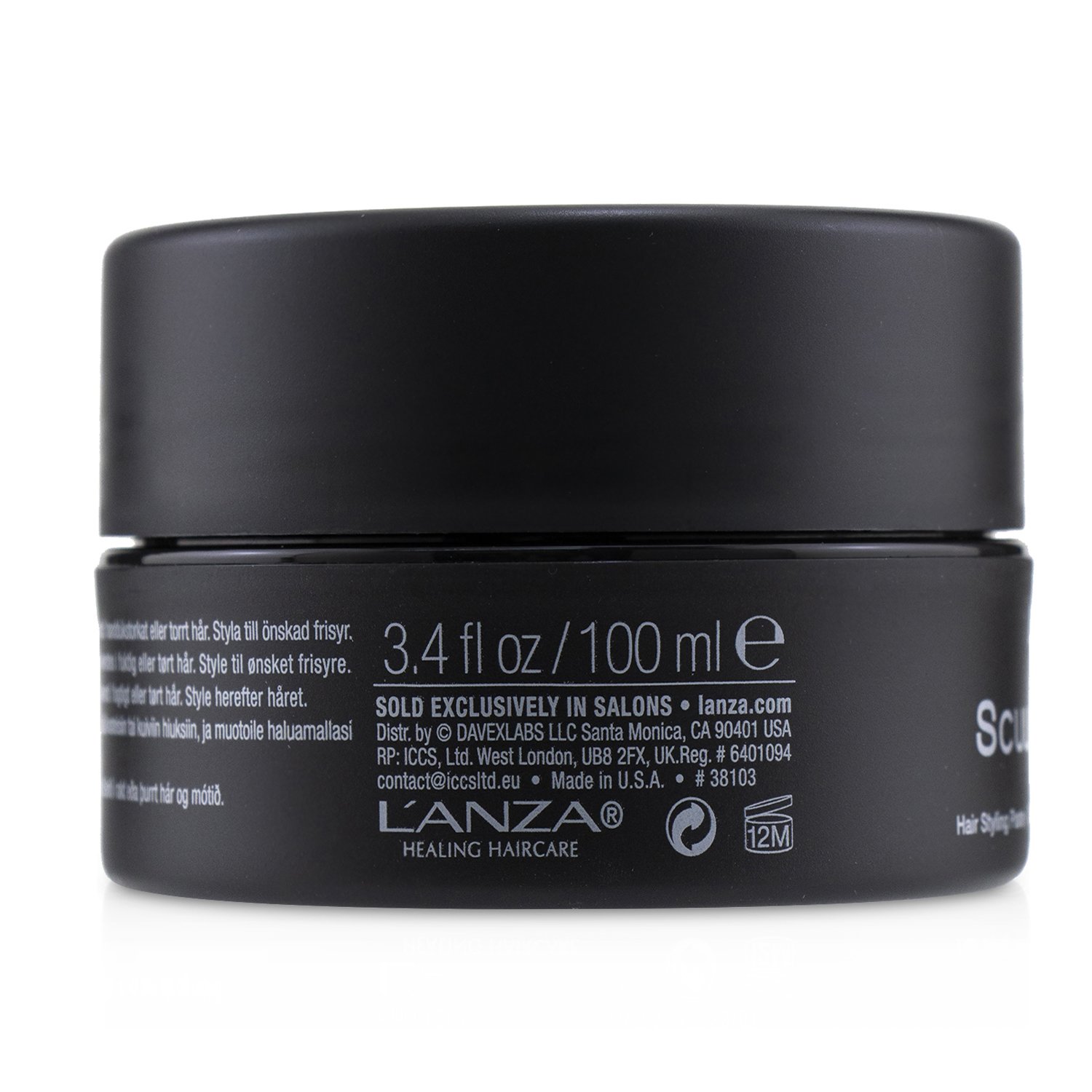 Lanza Healing Style Sculpting Paste (Control 7) 100ml/3.4oz