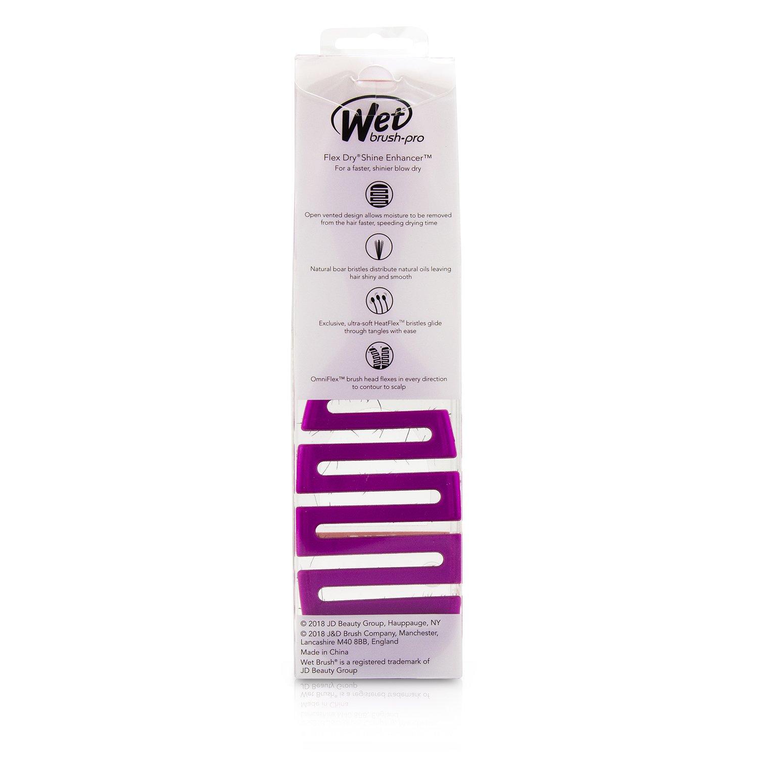Wet Brush Pro Flex Dry Shine Enhancer Boar Bristle 1pc