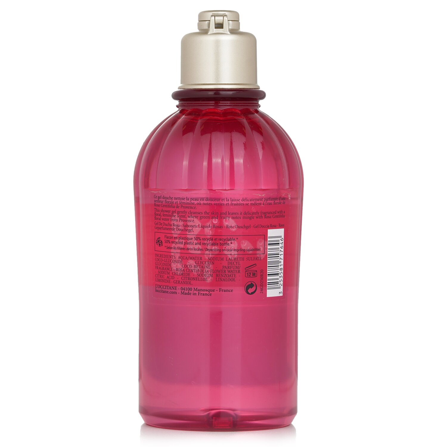 L'Occitane Rose Shower Gel (Random Packaging) 250ml/8.4oz