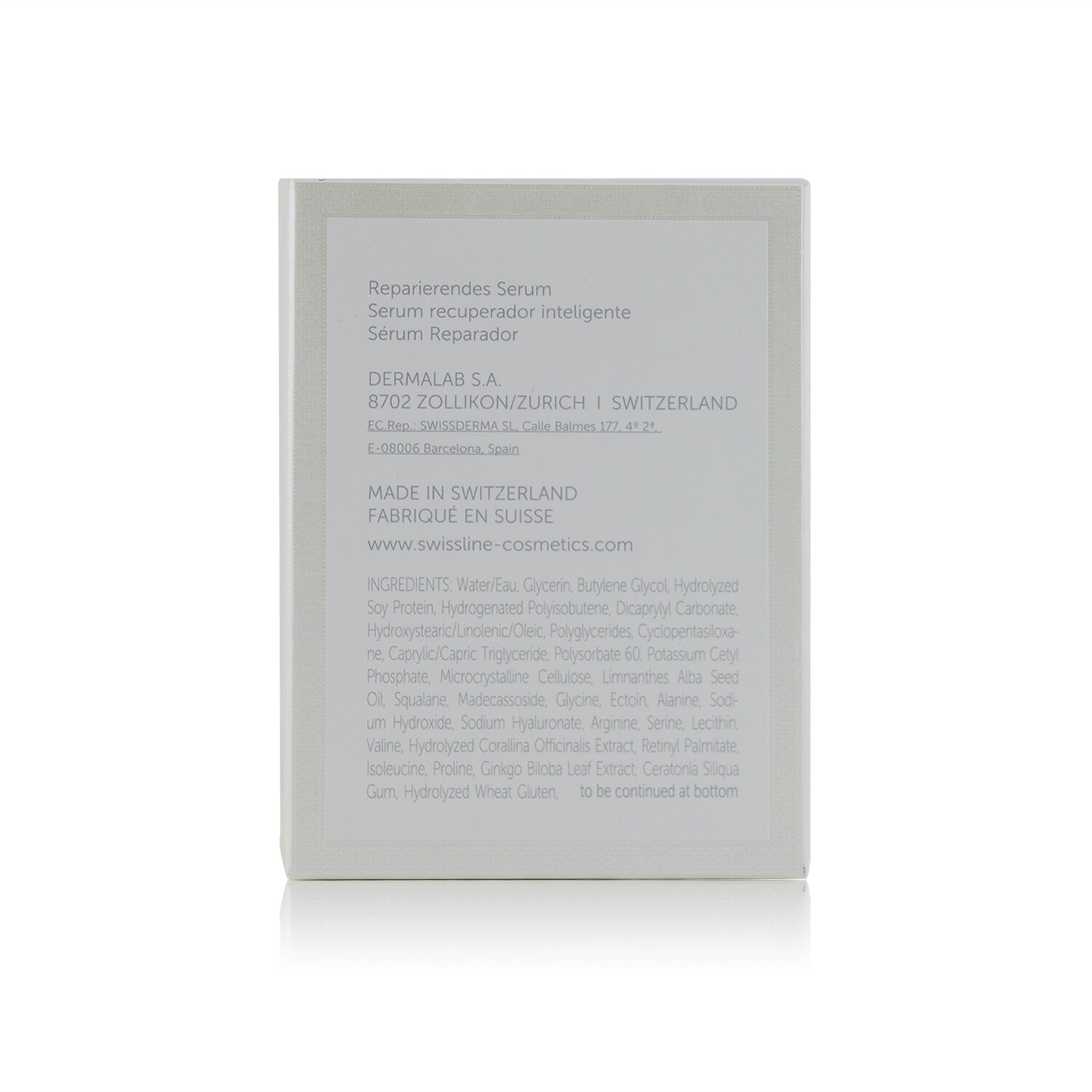 Swissline Cell Shock Age Intelligence Recovery Serum 30ml/1oz