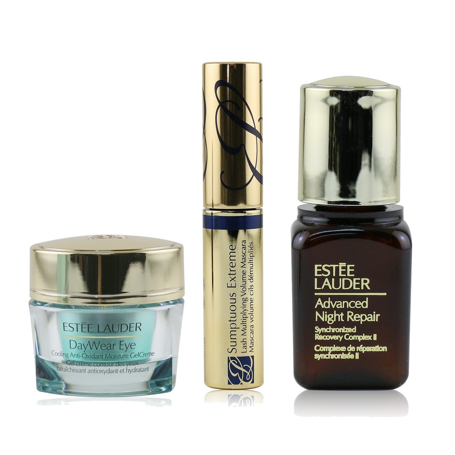 Estee Lauder Beautiful Eyes (Protect+Hydrate) Set: DayWear Eye 15ml + Advanced Night Repair 7ml + Sumptuous Extreme Mascara 2.8ml 3pcs