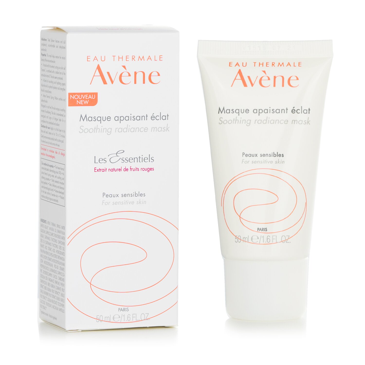 Avene Soothing Radiance Mask - For sensitiv hud 50ml/1.6oz