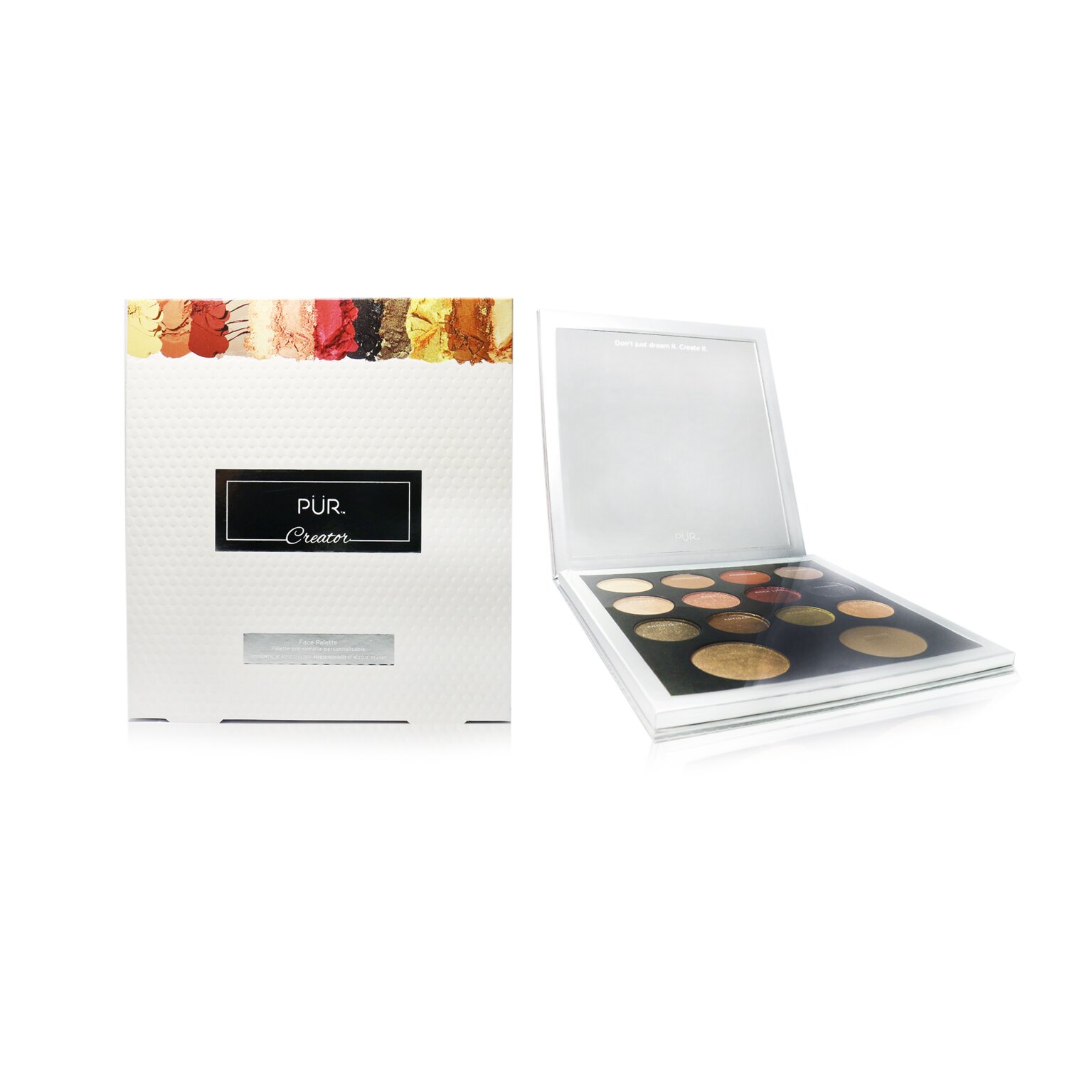 PUR (PurMinerals) Creator Face Palette (12x Eyeshadow, 1x Bronzer, 1x Highlighter) 31.2g/1.08oz