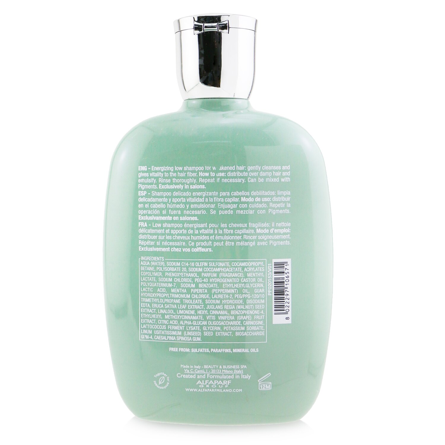 AlfaParf شامبو منشط مجدد Semi Di Lino Scalp Renew (للشعر الرفيع) 250ml/8.45oz