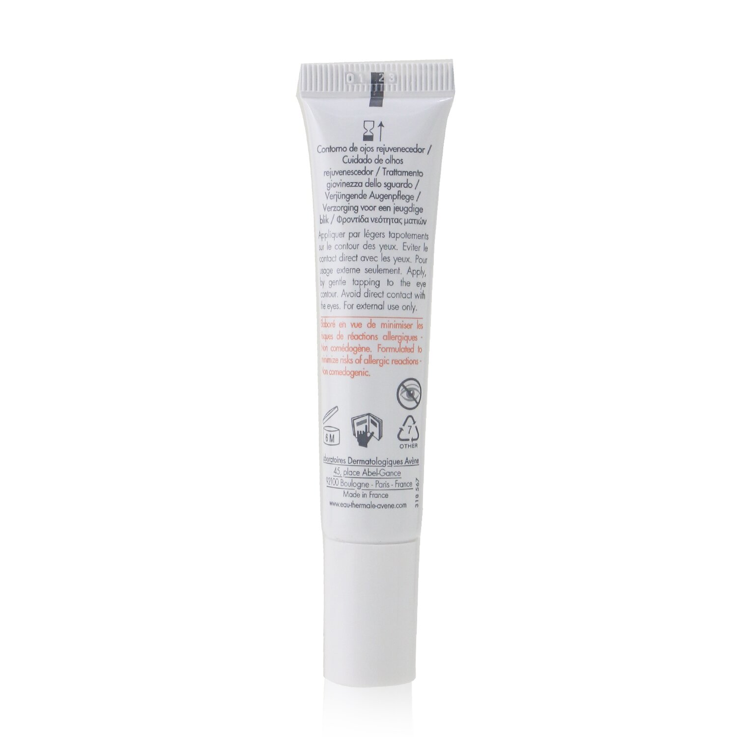 Avene Absolu EYES Youth Eye Cream - For Sensitive Eye Contour(Random Packaging) 15ml/0.5oz