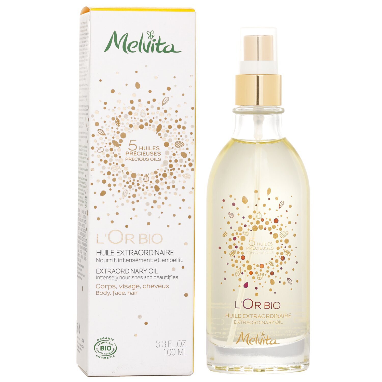 Melvita 梅維塔  L'Or Bio 活化油 -適用於身體、面部和頭髮 100ml/3.3oz