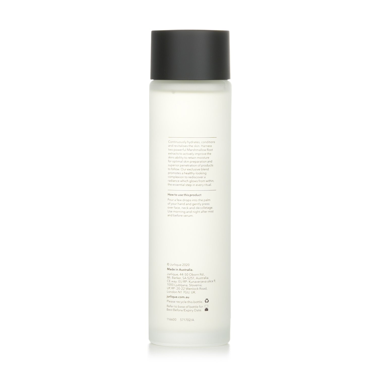 Jurlique Aktivoiva Water Essence+ – kahdella tehokkaalla vaahtokarkkijuuriuutteella 150ml/5oz