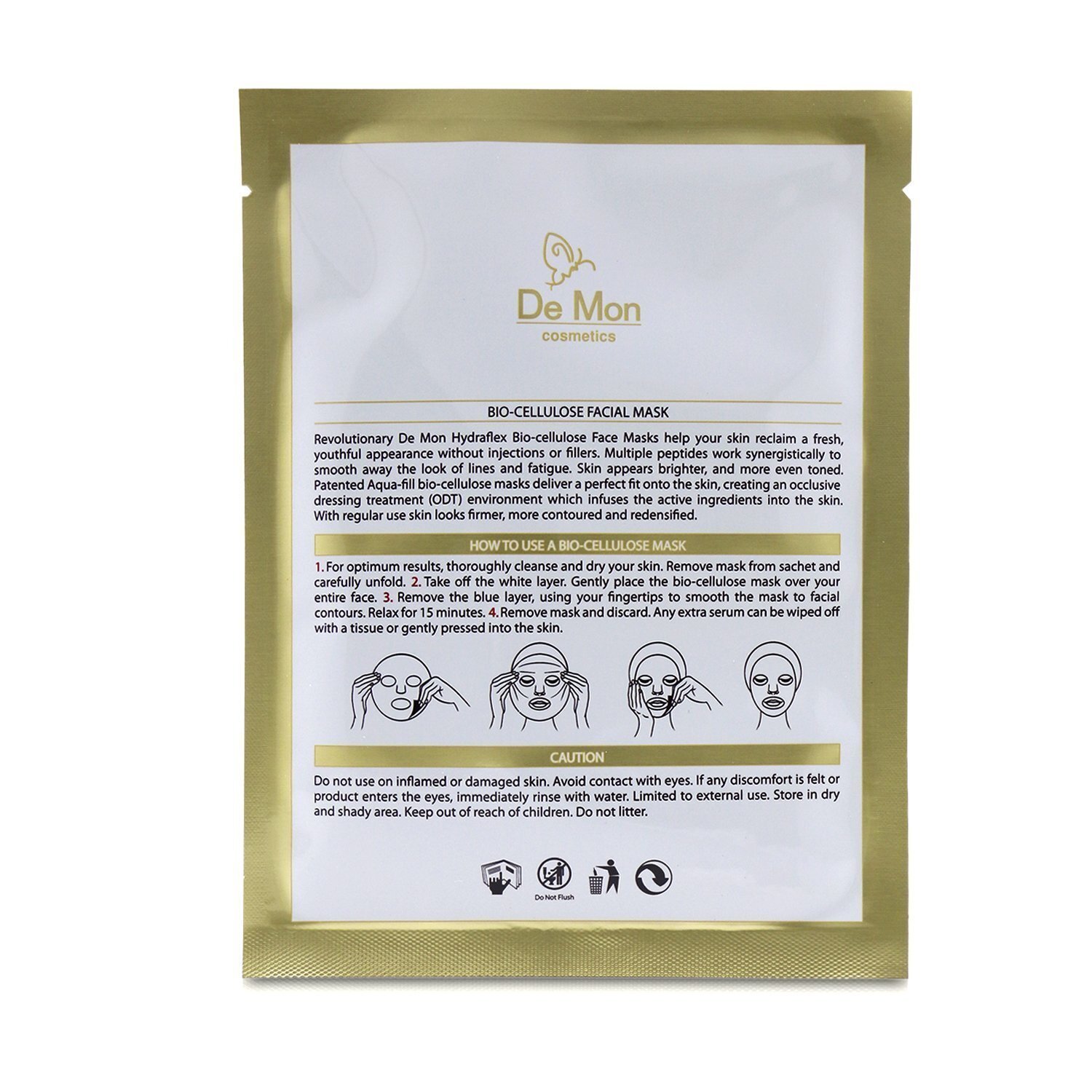 DeMon Advanced Whitening Face Mask (Multi-Functional Whitening & Moisturizing) - Unboxed 3x25ml/0.8oz