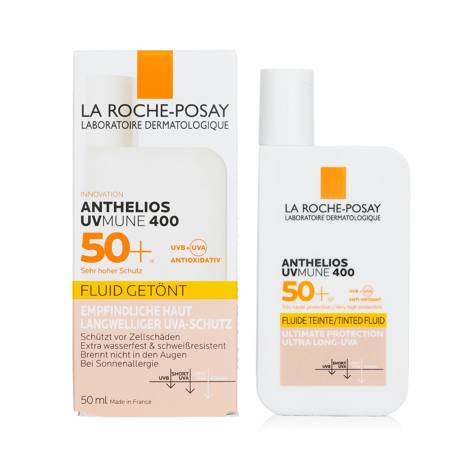 La Roche Posay Антигелиос UVmune 400 Тонированный Флюид SPF50 (Случайная упаковка) 50ml/1.69oz