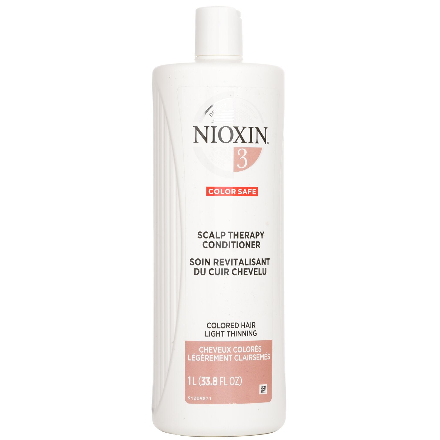 Nioxin Density System 3 Scalp Therapy Conditioner (Colored Hair, Light Thinning, Color Safe) (Packaging Random Pick) 1000ml/33.8oz