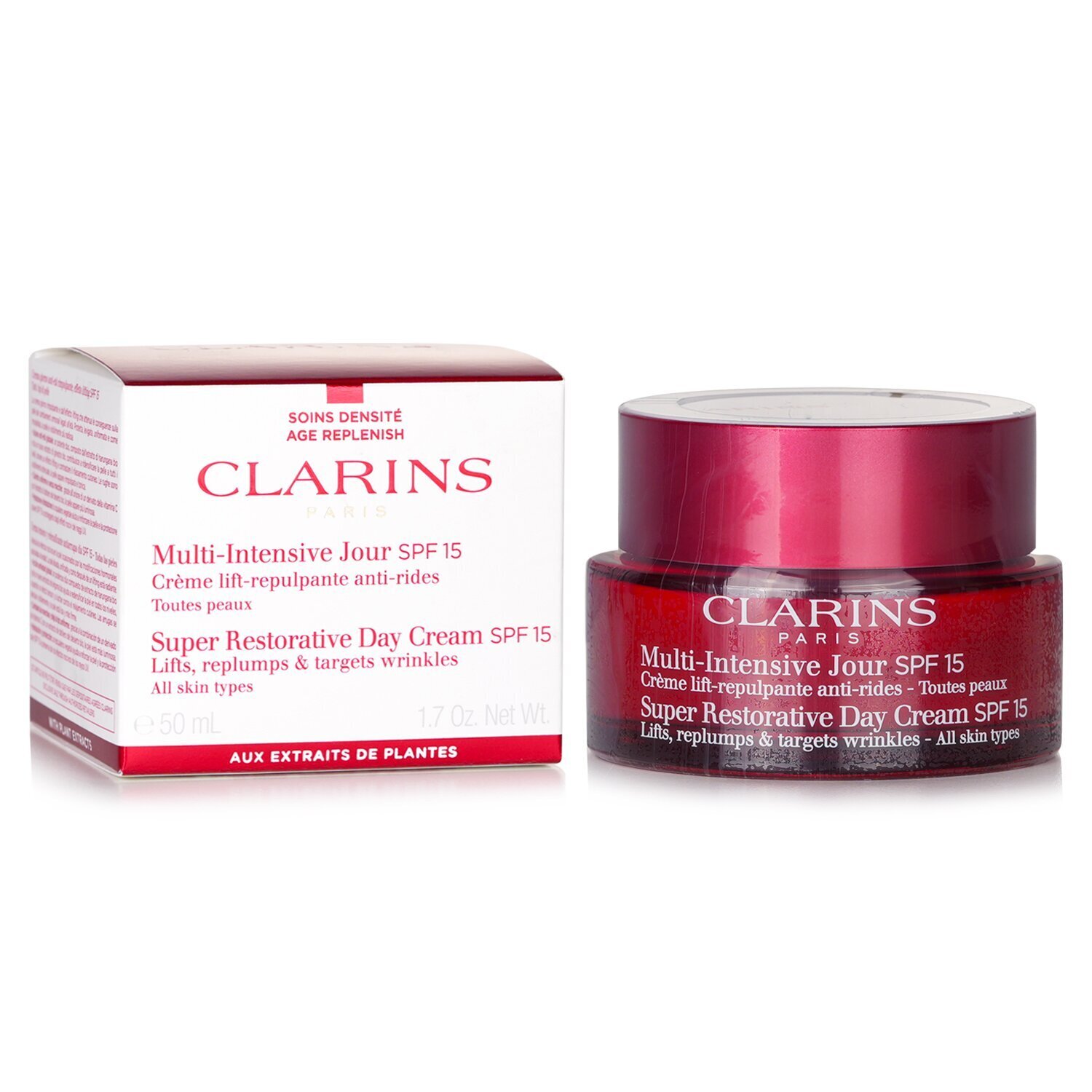 Clarins Multi Intensive Jour Super Restorative Day Cream SPF 15(Random Packaging) 50ml / 1.7oz