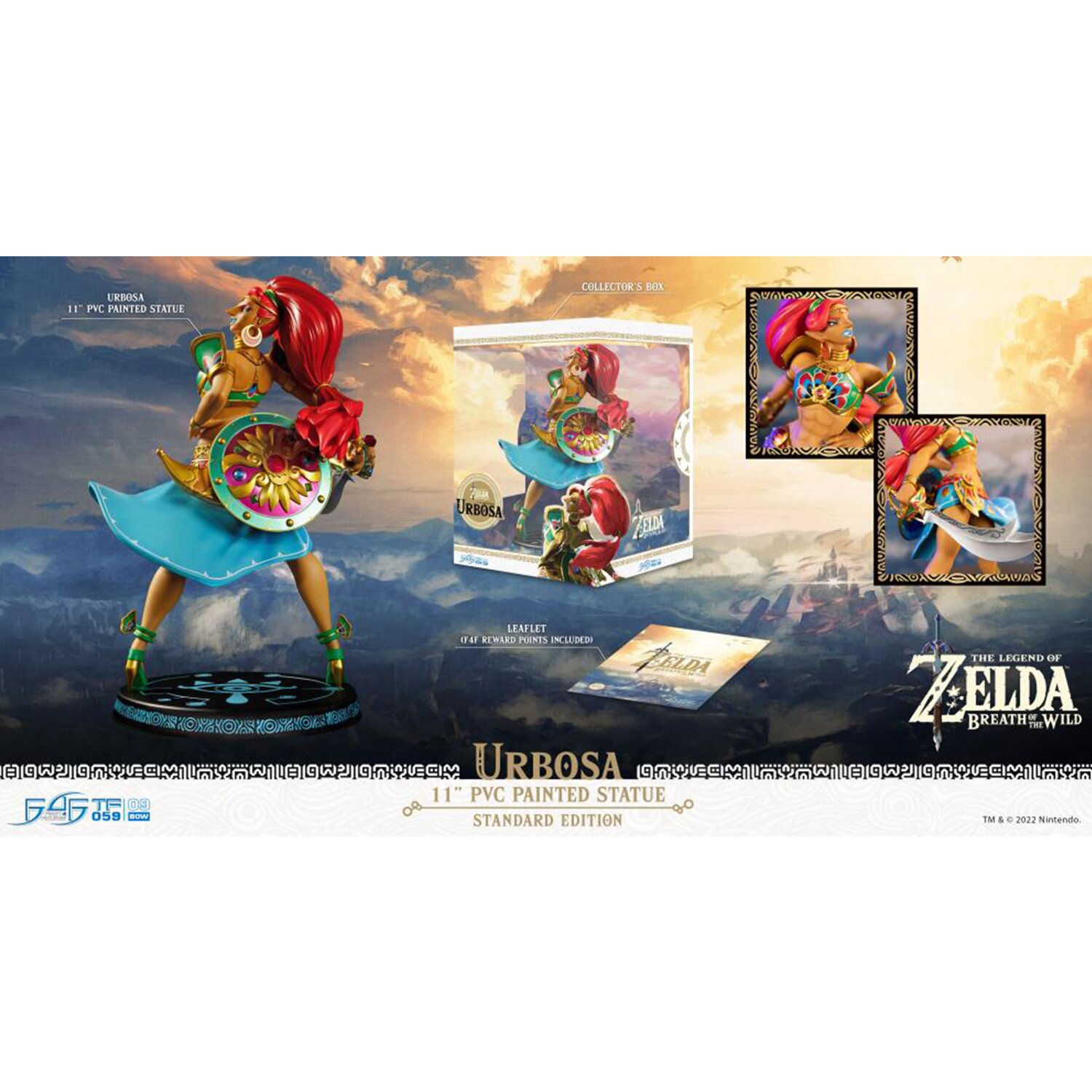 FIRST 4 FIGURES The Legend of Zelda: Breath of the Wild: Urbosa (Standard edition) 18x20x27cm