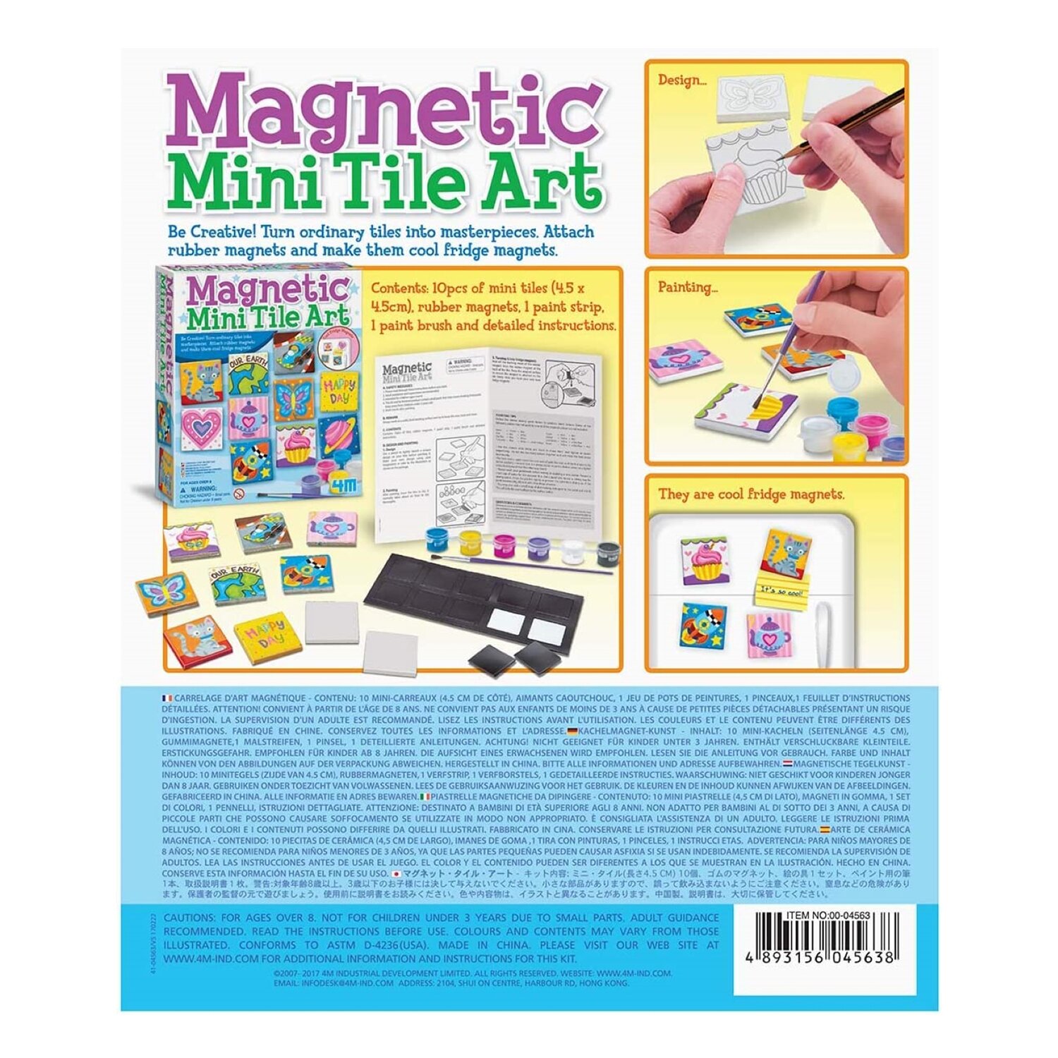 4M Magnetic Mini Tile Art 22x18x5cm