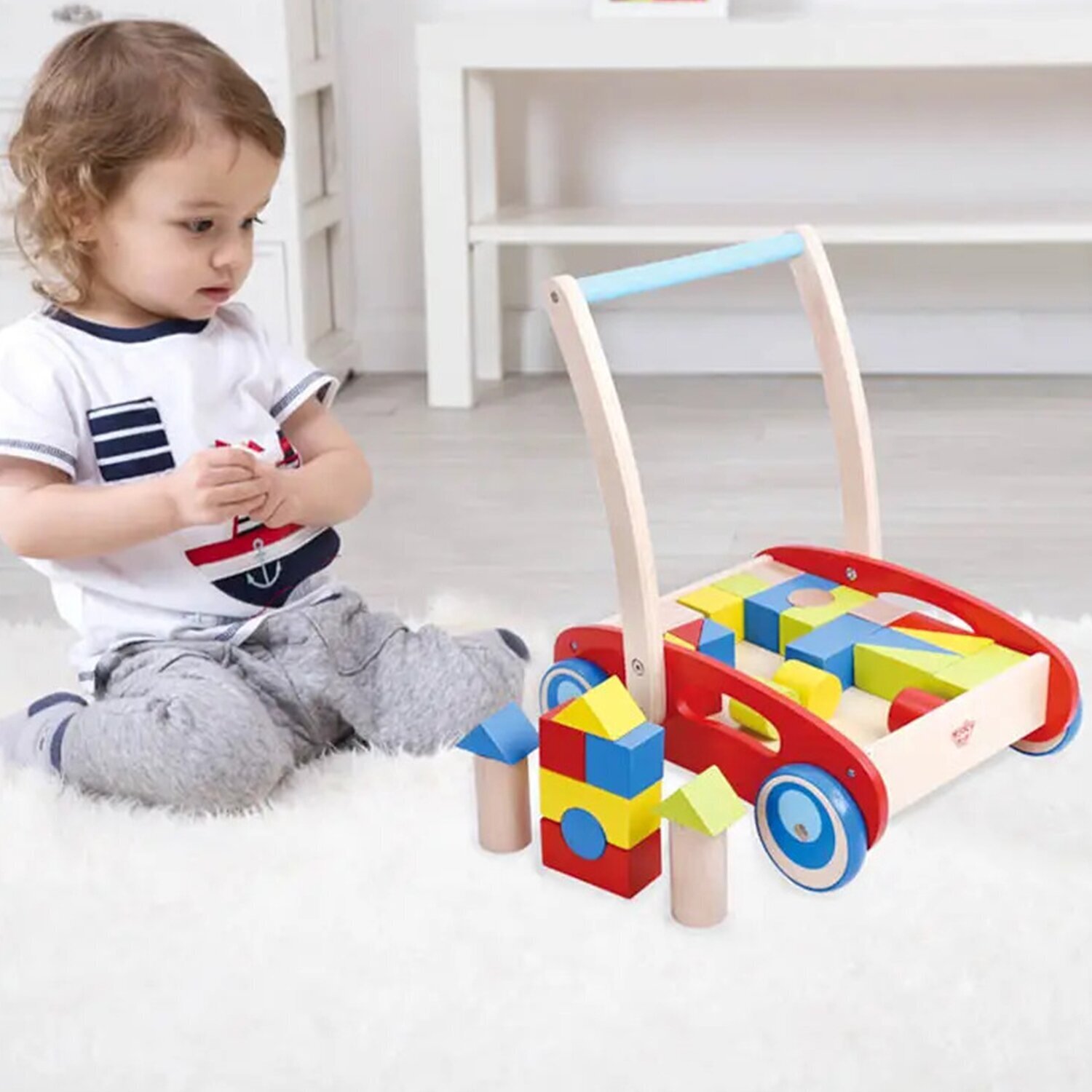 Tooky Toy Co Baby Walker 35x29x40cm