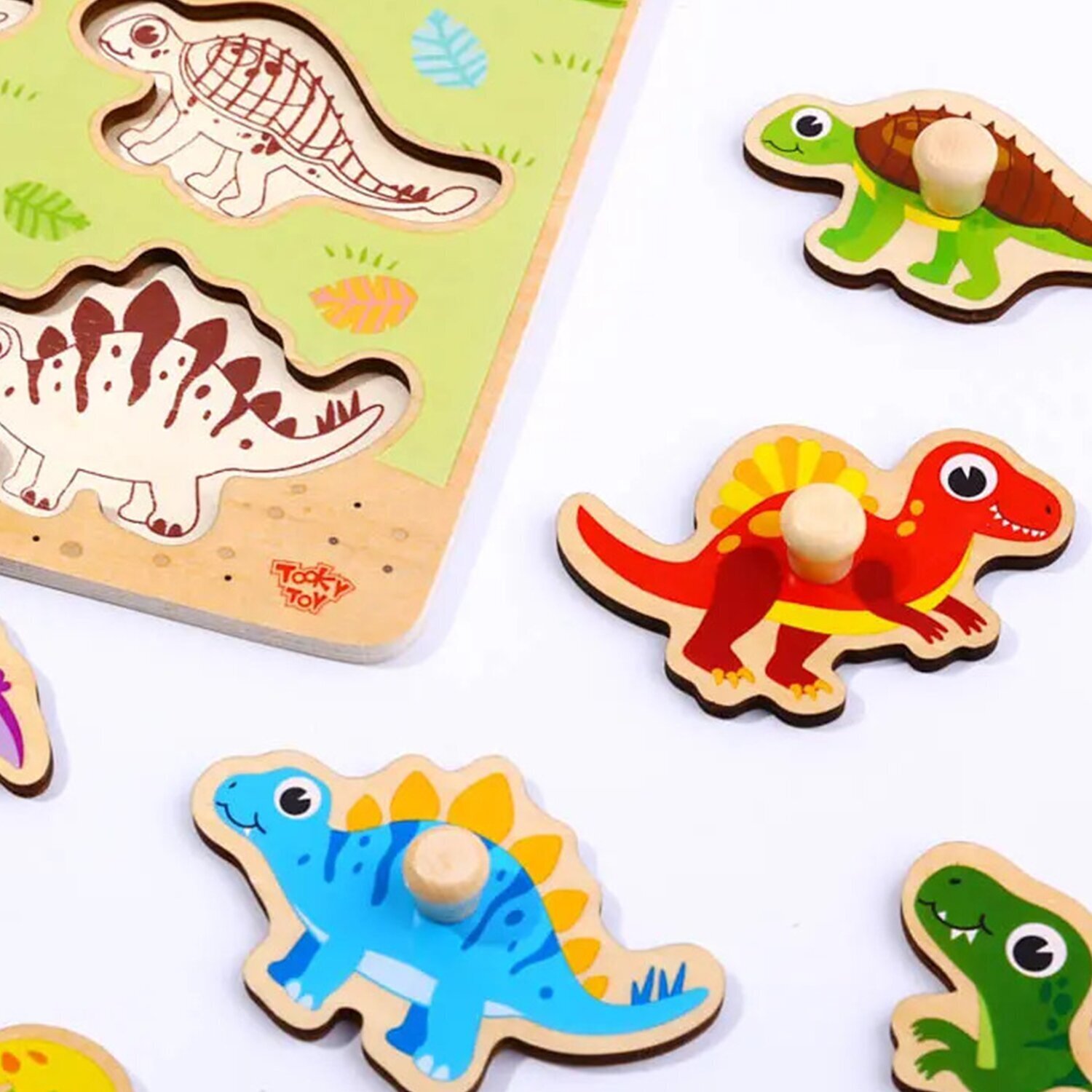 Tooky Toy Co Dinosaur Puzzle 30x23x2cm