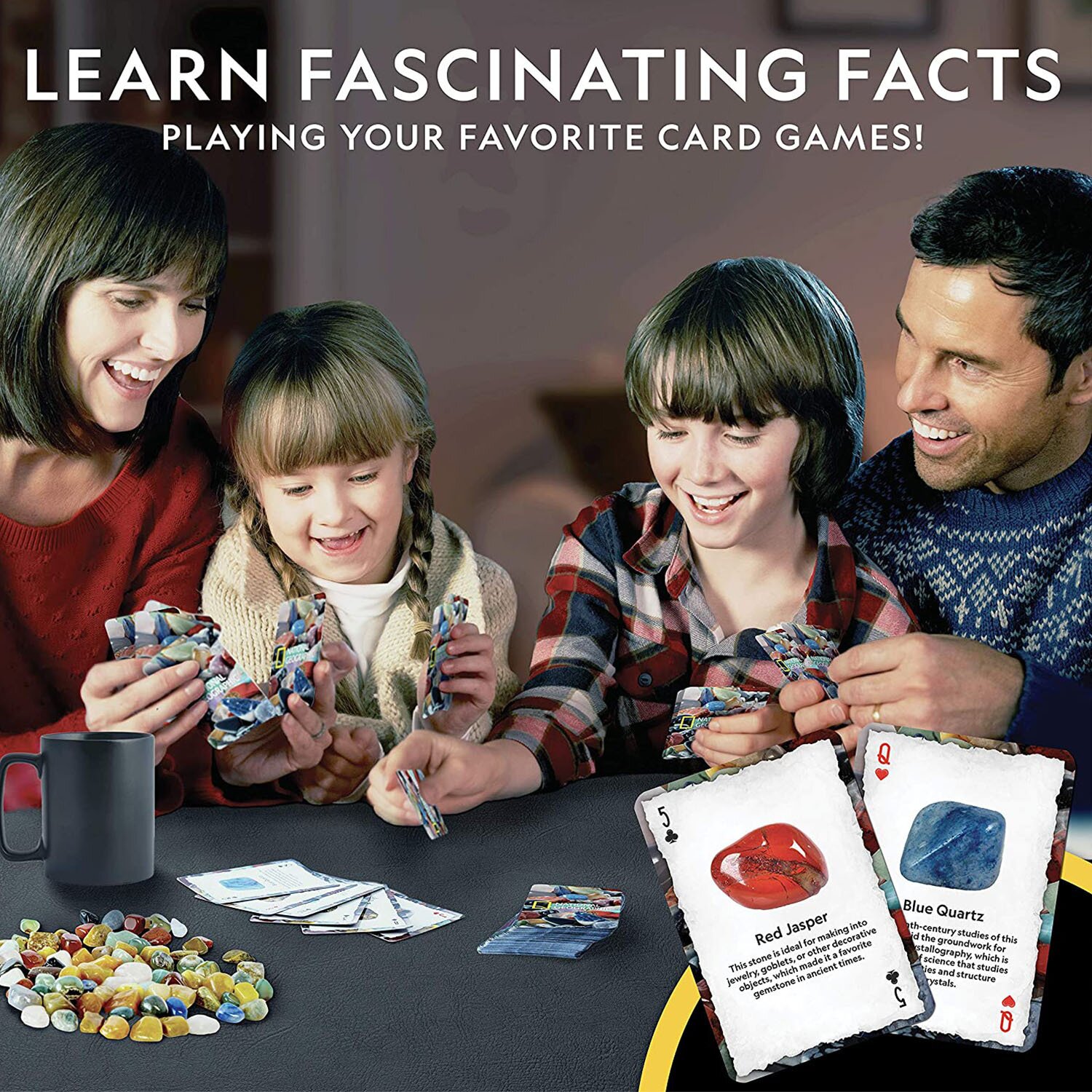 National Geographic National Geographic Rock + Mineral Card Games 18 x 6 x 25cm