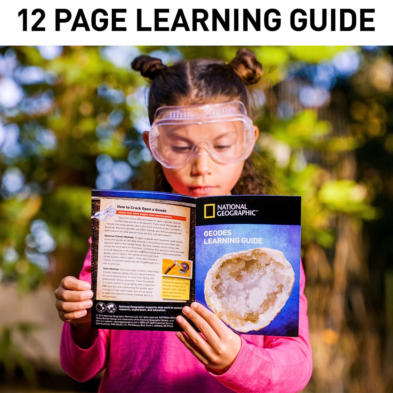 National Geographic National Geographic Break Your Own Geode - 2pc 18 x 6 x 25cm