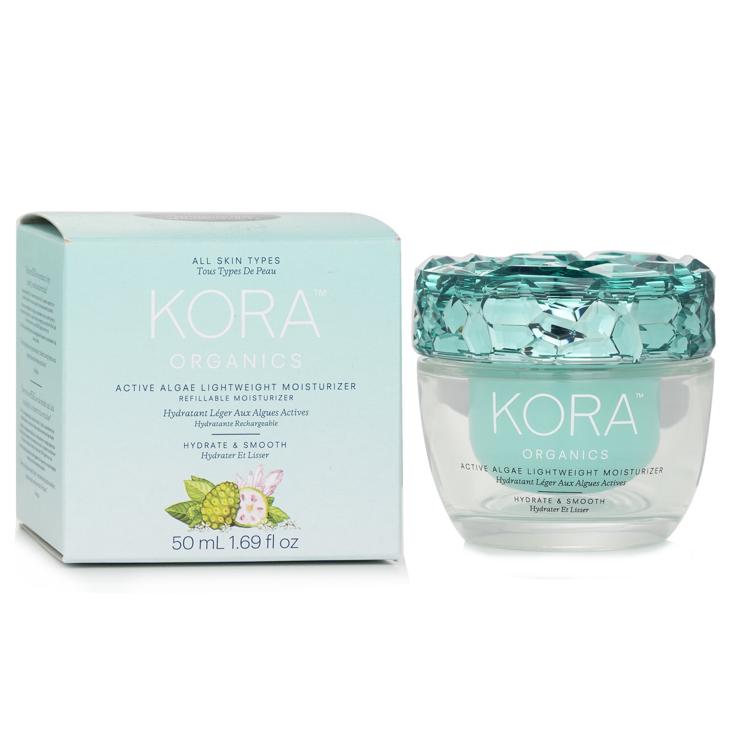 Kora Organics Активный Легкий Увлажнитель с Водорослями (Для Всех Типов Кожи) 50ml/1.69oz