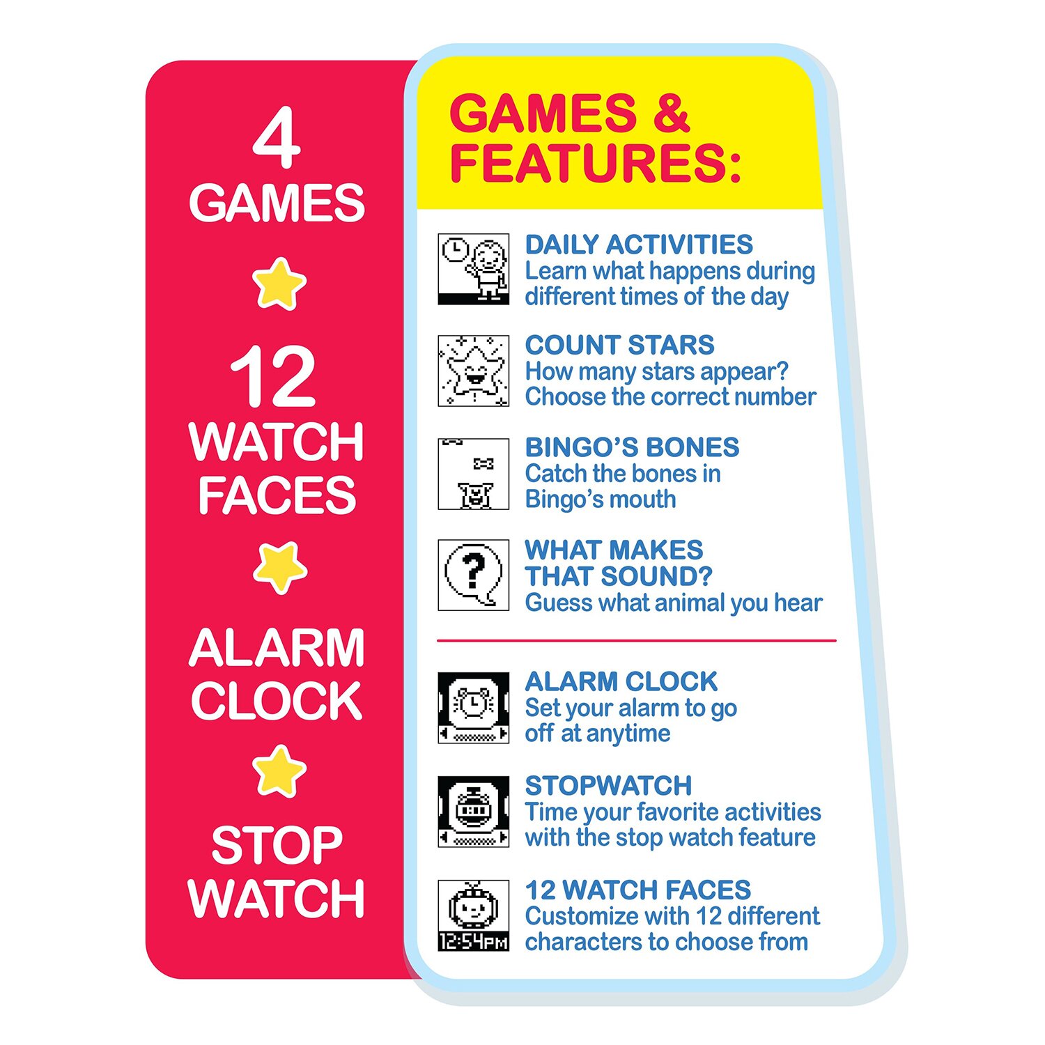 Cocomelon Learning Watch Toy 6x15x22cm