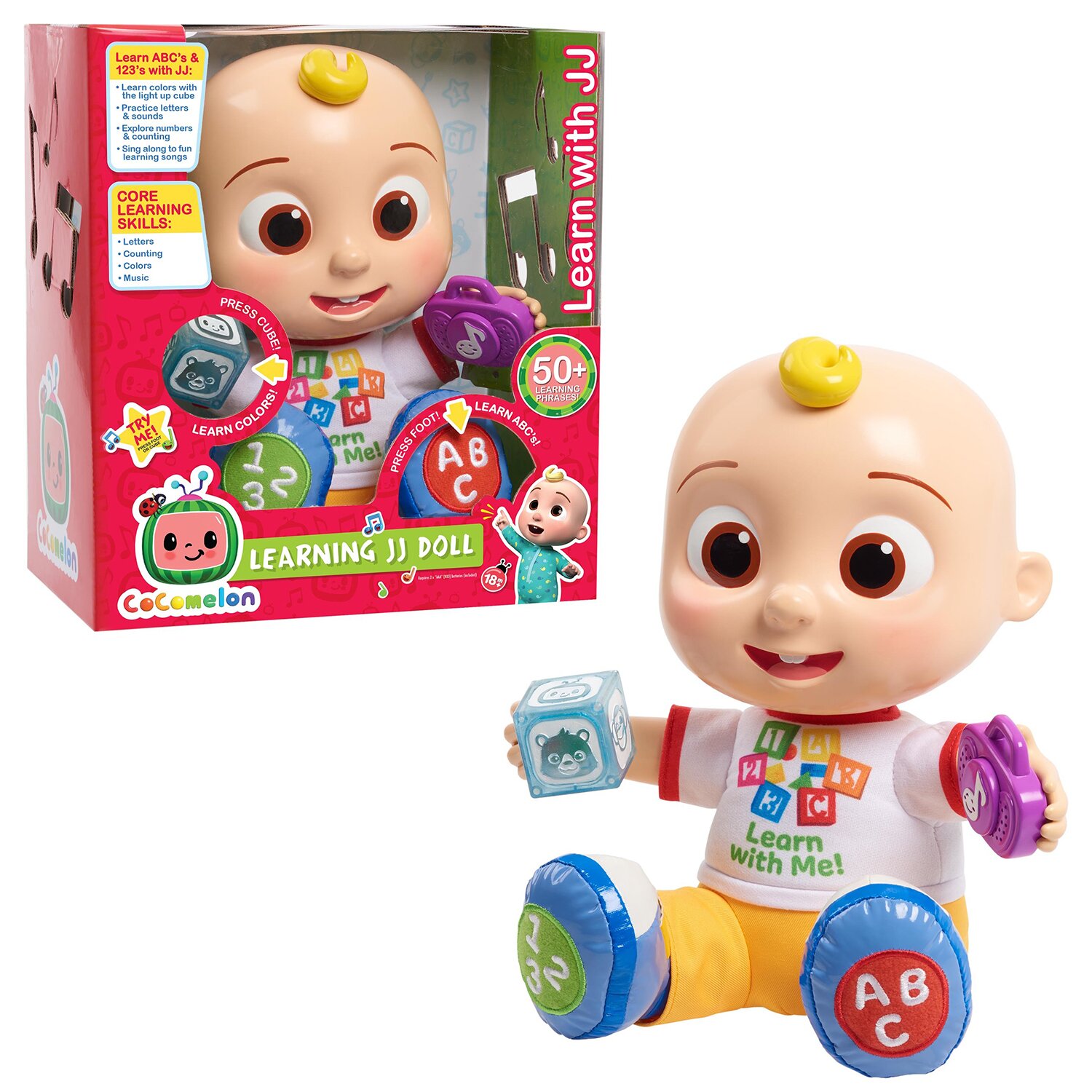 Cocomelon Learning JJ Doll 17x26x29cm