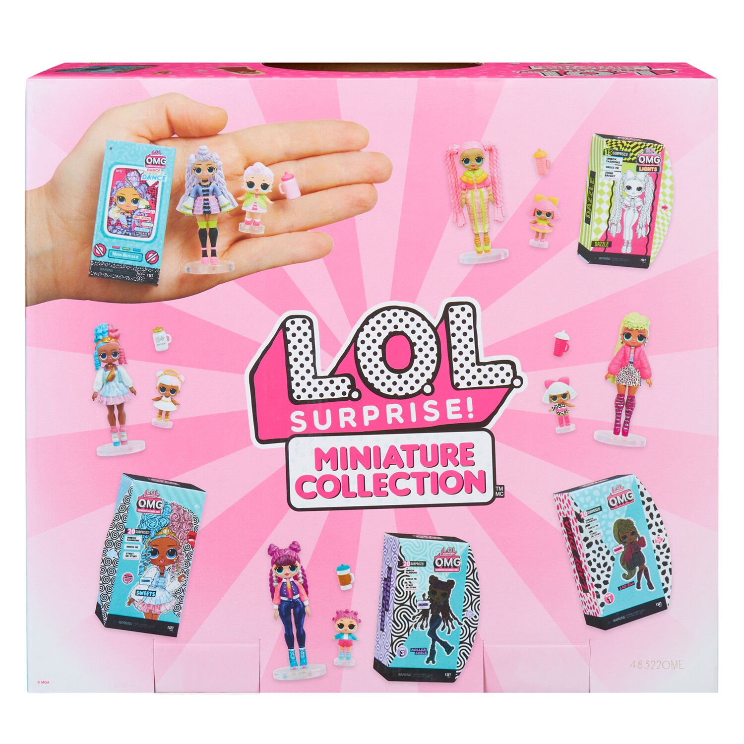 L.O.L. Surprise Miniature Doll Collection 8x8x7cm
