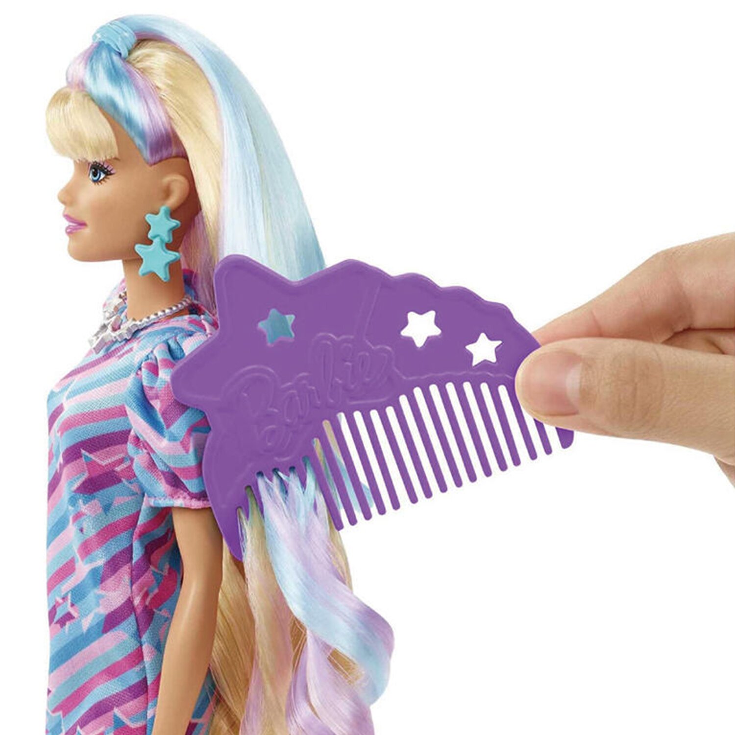 Barbie Totally Hair Star-themed Doll 4x30x7cm