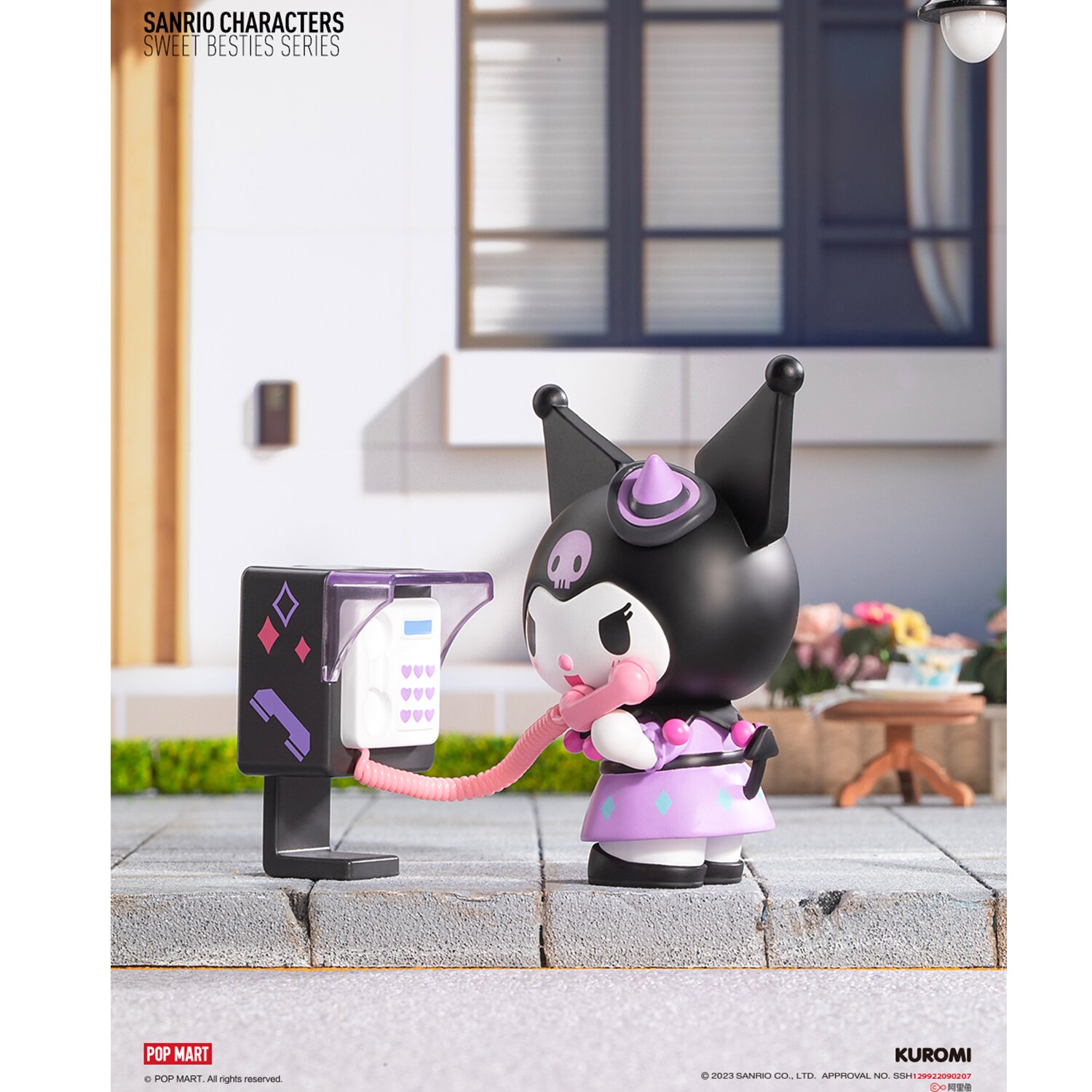 Popmart Sanrio characters Sweet Besties Series (Individual Blind Boxes) 7x11x7cm