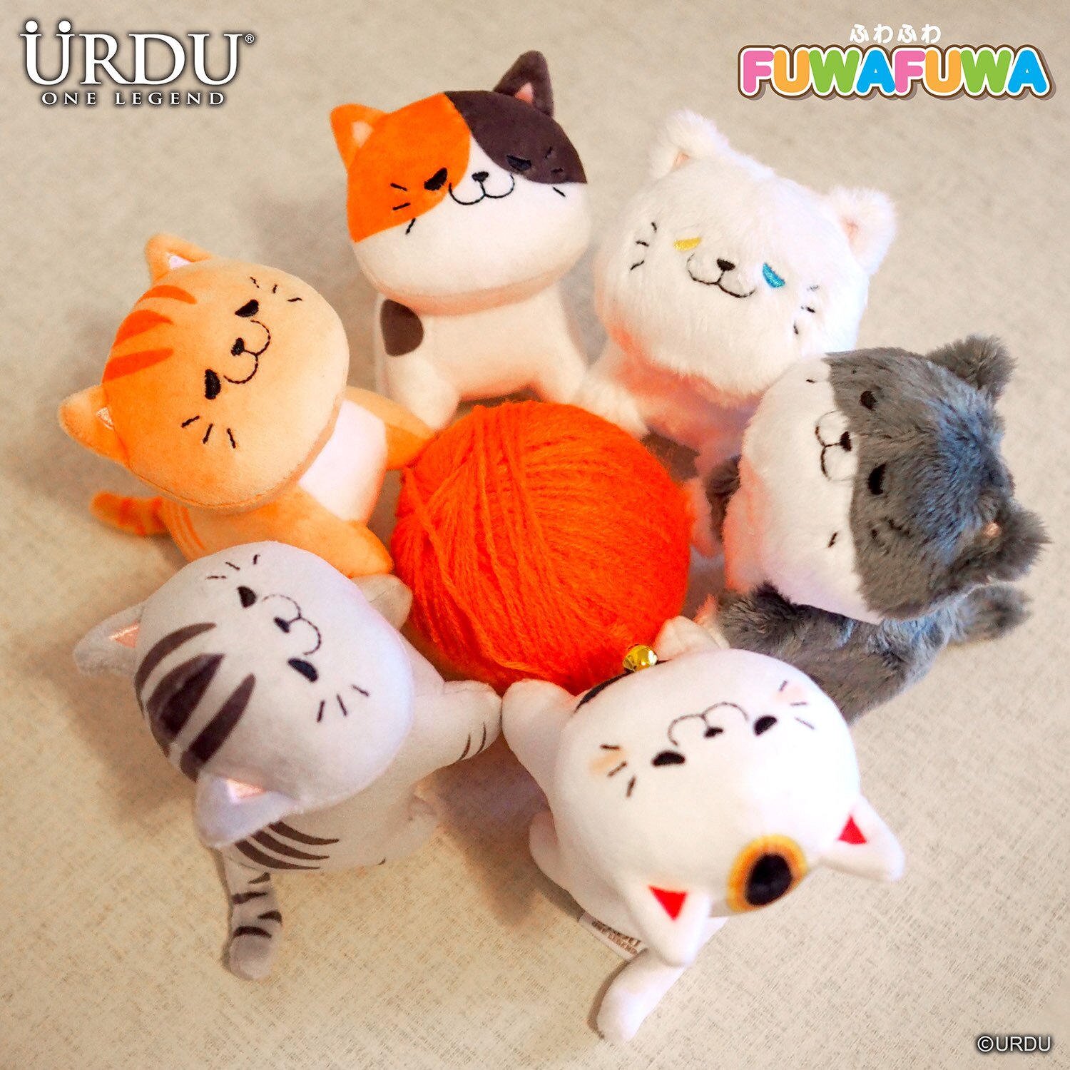 Urdu Urdu Fuwafuwa Part 6-cat - (Individual Blind Boxes) 11x13x9cm