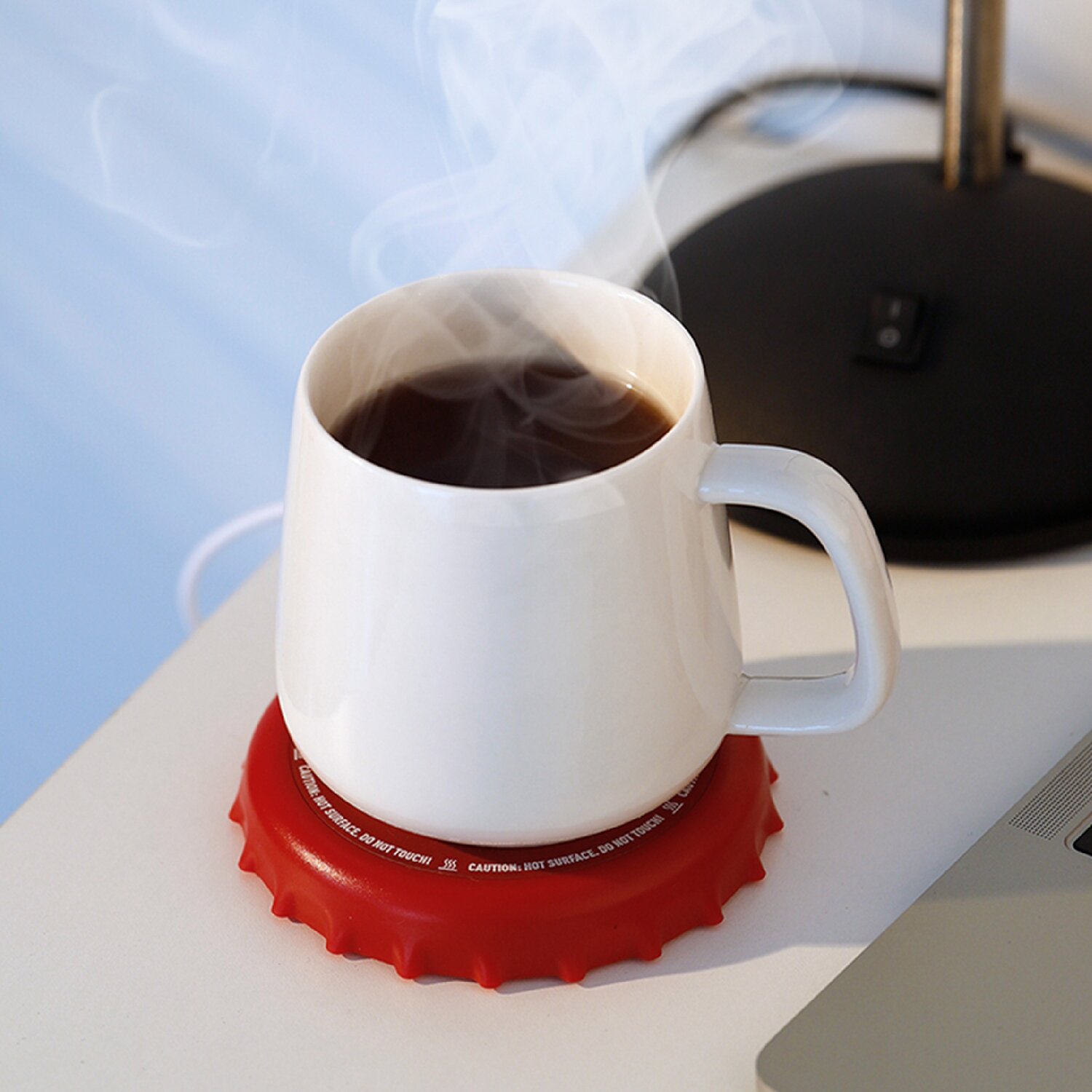 Happythings USB Mug Warmer - Black 11x11x2cm