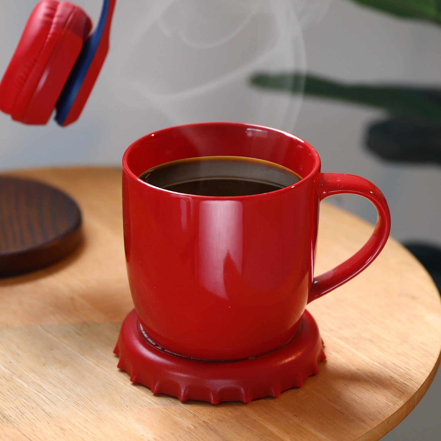 Happythings USB Mug Warmer - Black 11x11x2cm