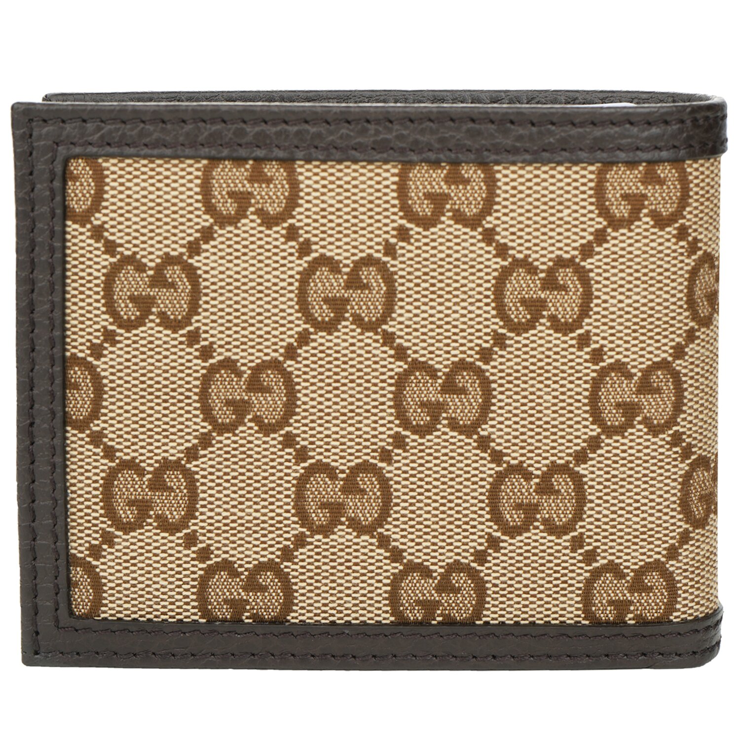 Gucci Signature Bifold Wallet 260987 Brown Brown