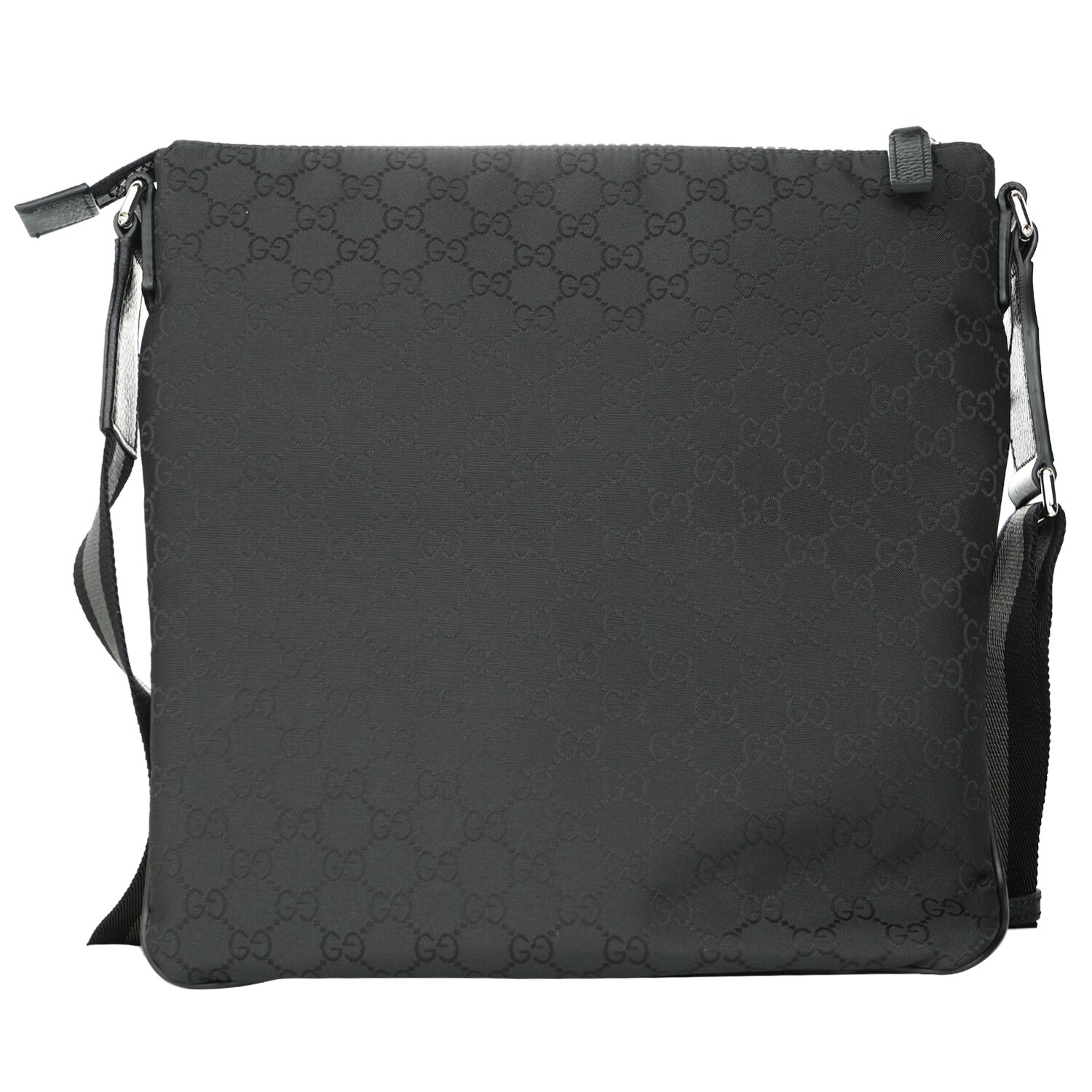 Gucci Double zip small messenger 449185 Black