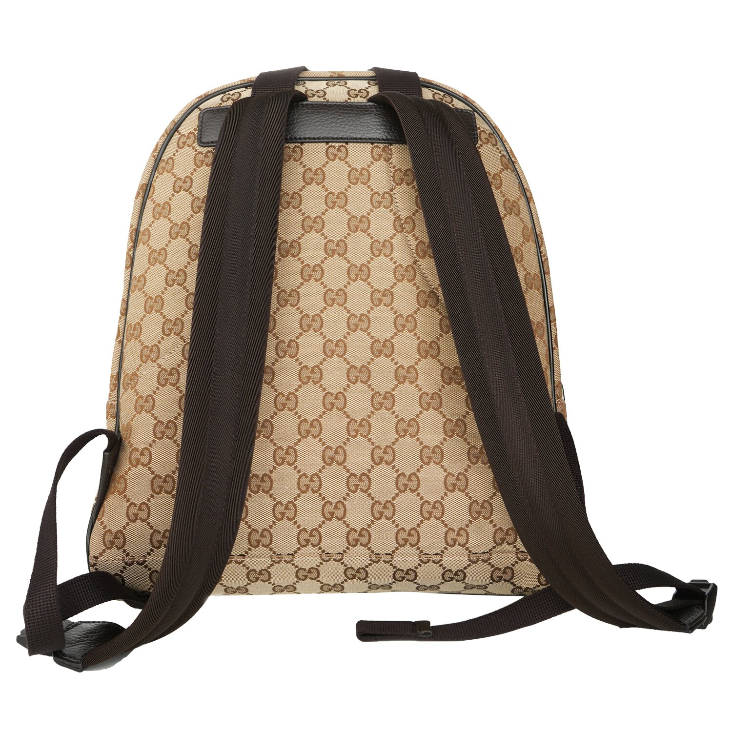 Gucci TOP ZIP BACKPACK MONOGRAM 449906 Camel