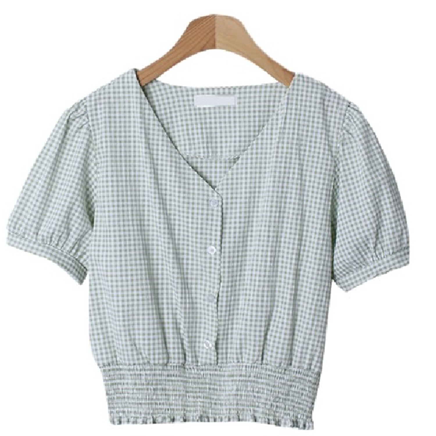 Trendywhere Check Crop Top Free (XS-M)