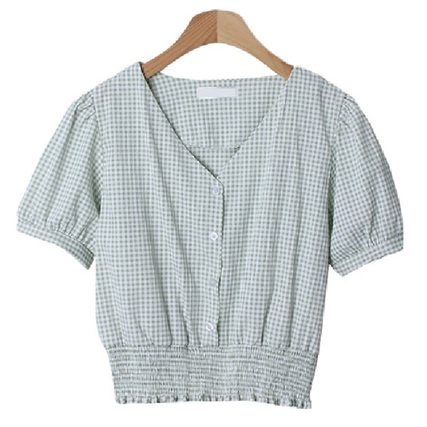 Trendywhere Check Crop Top Free (XS-M)