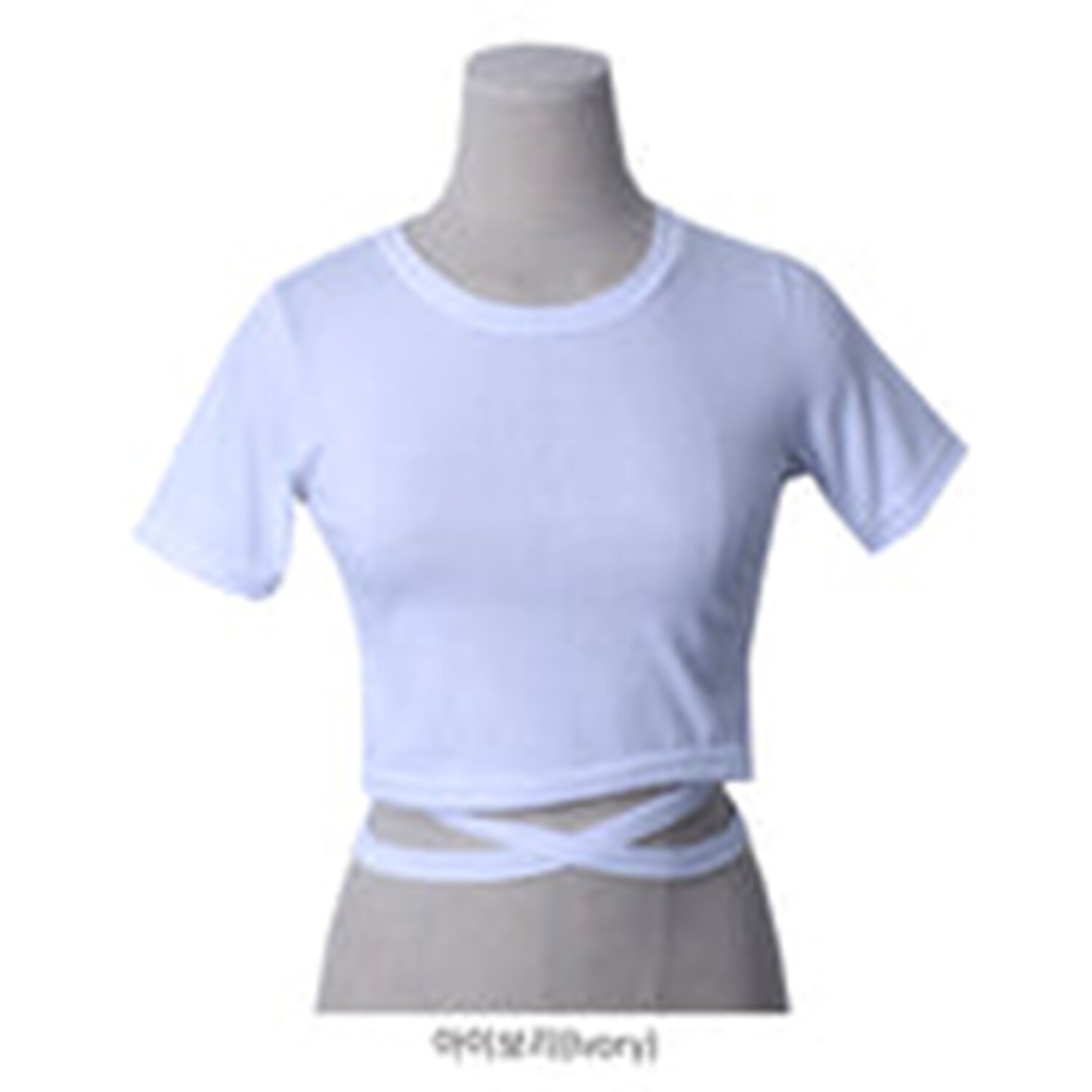 Trendywhere Slim Fit Cross Strap Crop Top Free (XS-M)