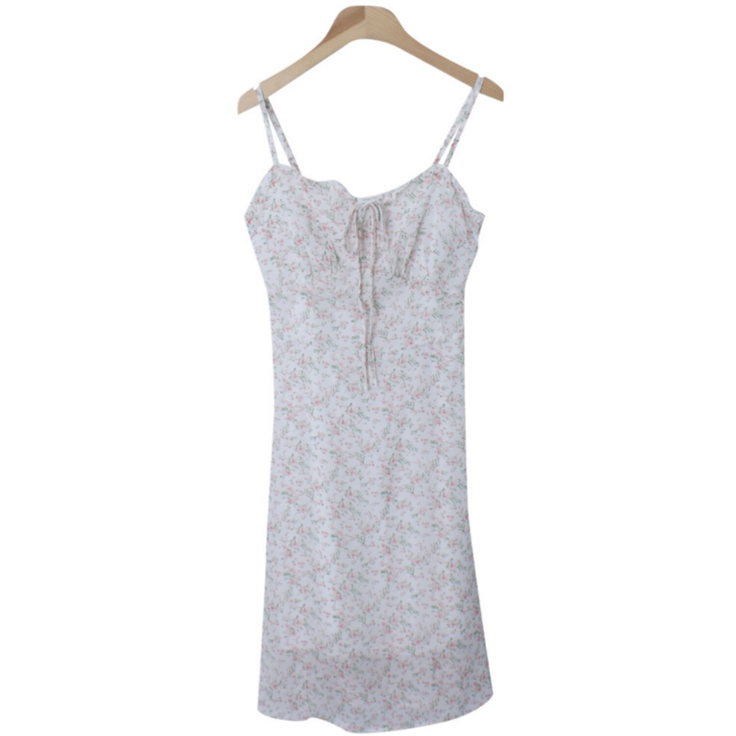 Trendywhere Floral Tie Front Dress Free (XS-M)