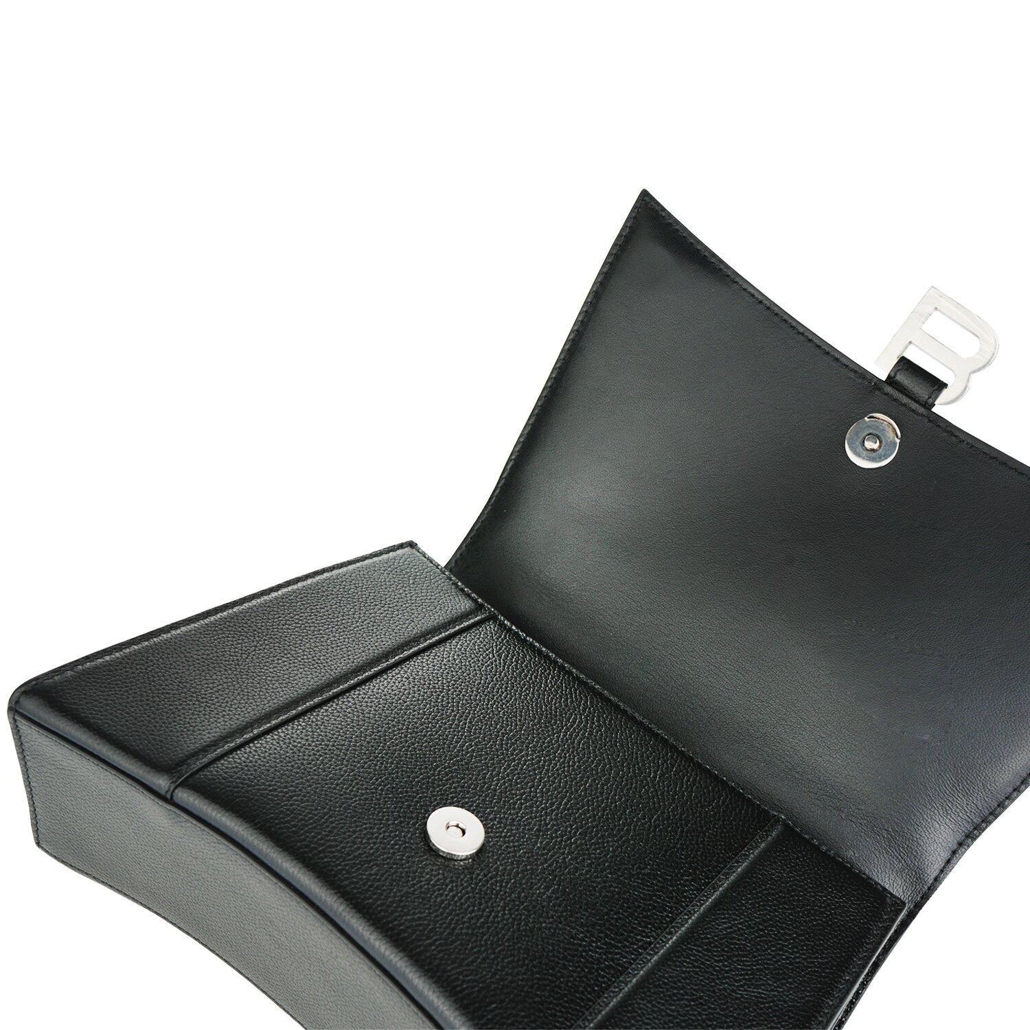 Balenciaga Hourglass Top Handle Bag Black