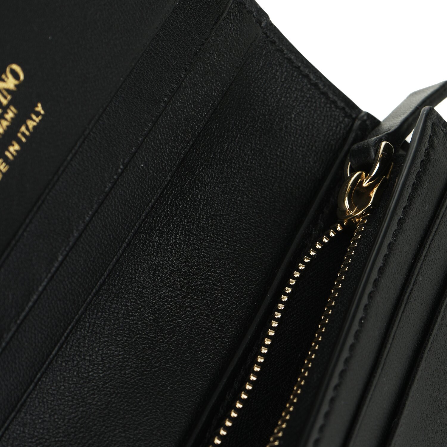 Valentino Garavani Valentino Flap French Wallet - Black Black