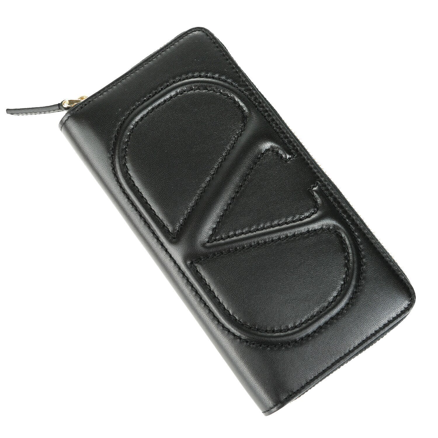Valentino Garavani Valentino Zip around contintent wallet - Black Black