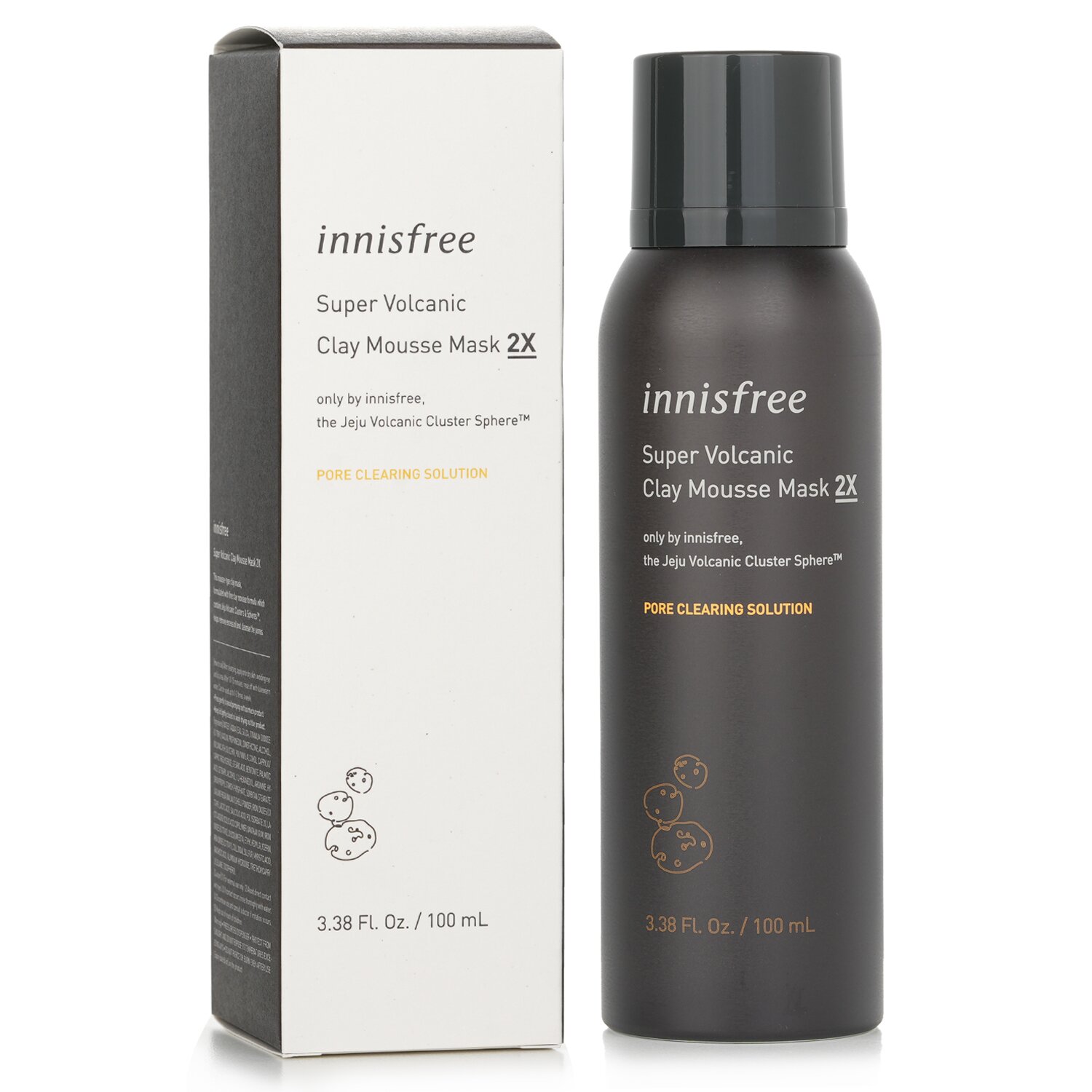 Innisfree Super Volcanic Clay Mousse Mask 2X (Random Packaging) 100ml/3.38oz