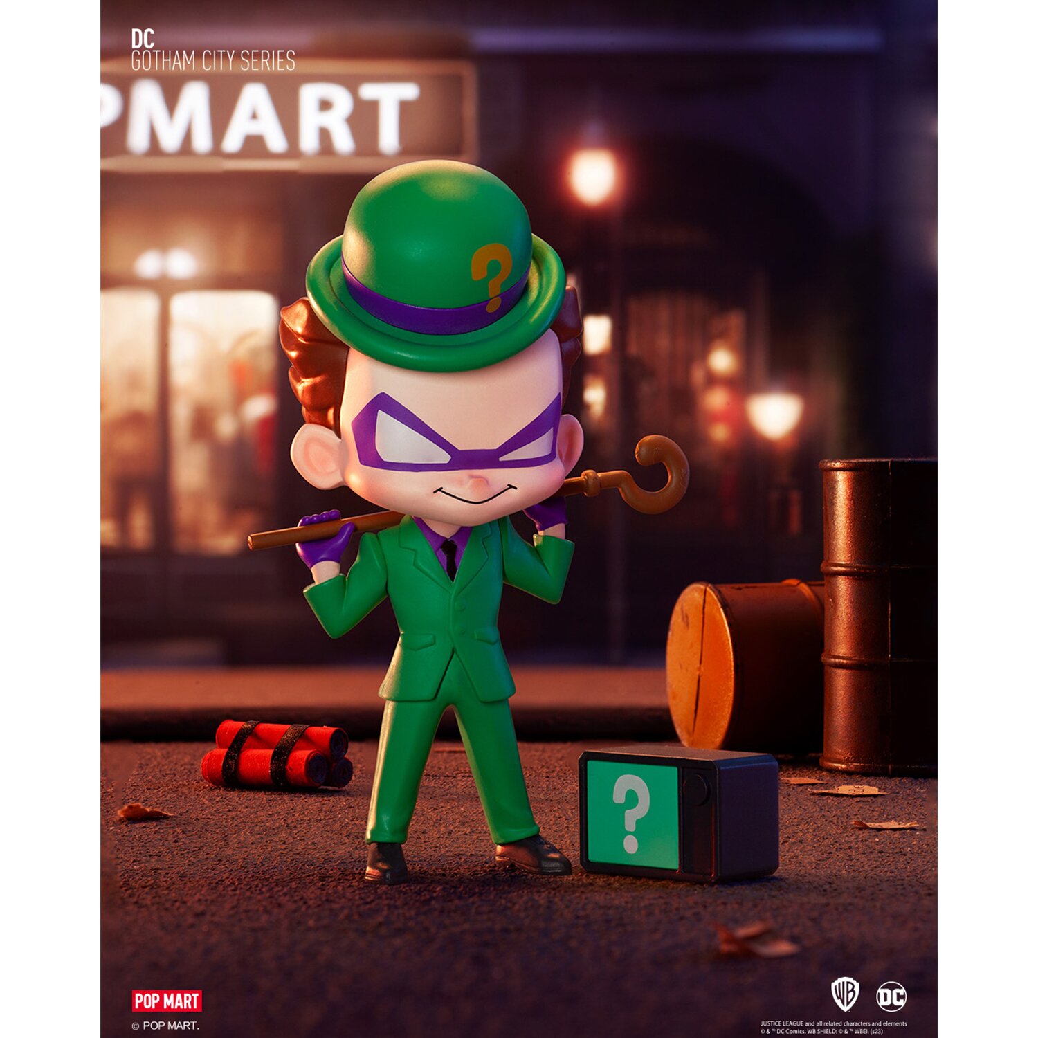 Popmart DC Gotham City (Individual Blind Boxes) 7x11x7cm