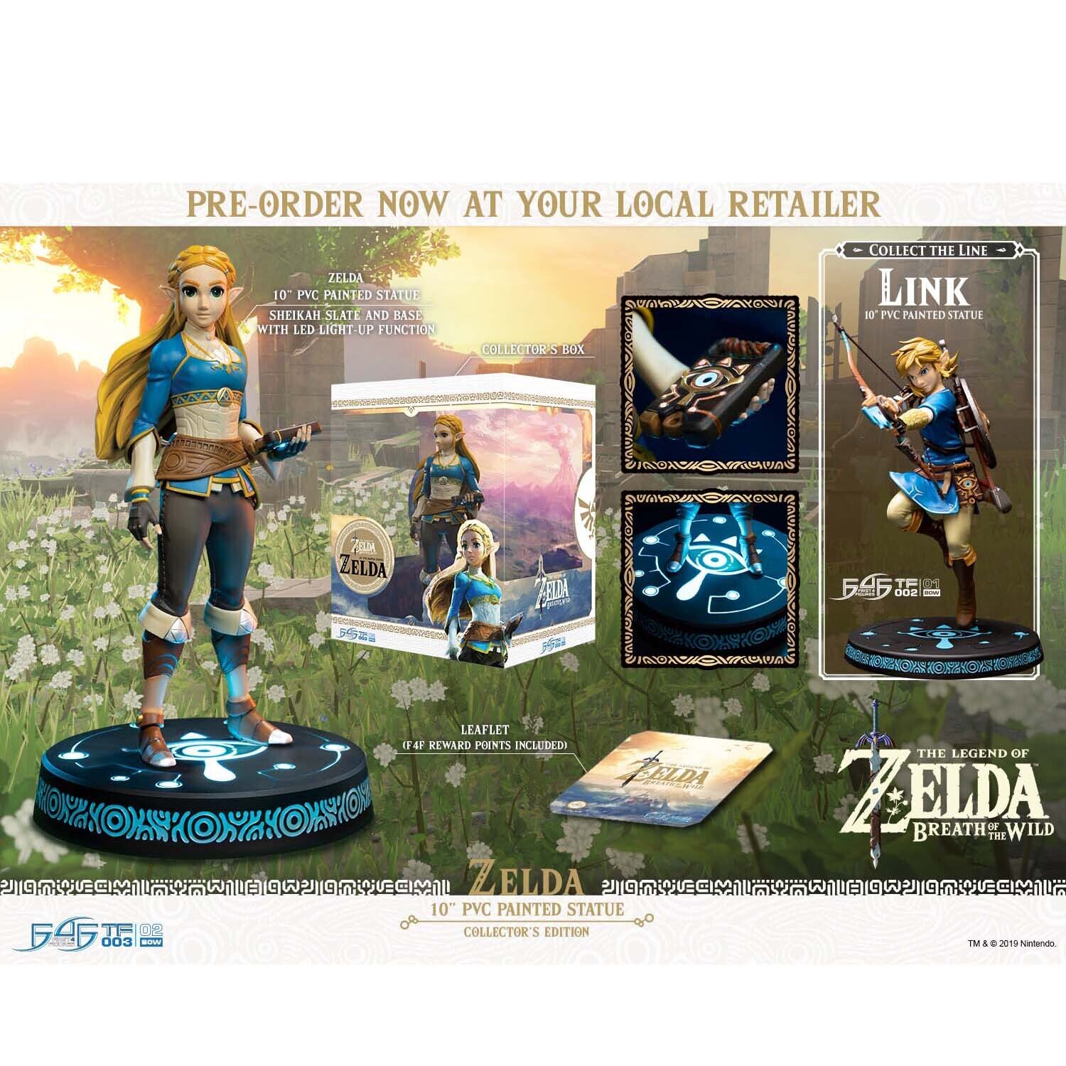 FIRST 4 FIGURES The Legend of Zelda: Breath of the Wild: Zelda (Collector's edition) 24x14x14cm