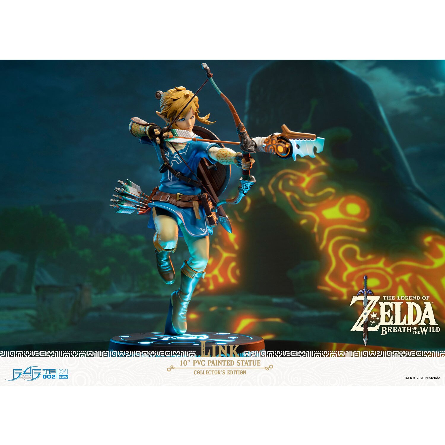 FIRST 4 FIGURES The Legend of Zelda: Breath of the Wild: Link (Collector's edition) 25x14x23cm