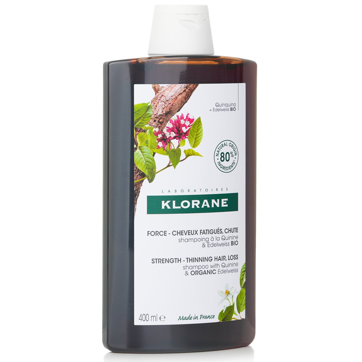 Klorane Strengthening & Stimulating Shampoo with Quinine(Random Packing) 400ml