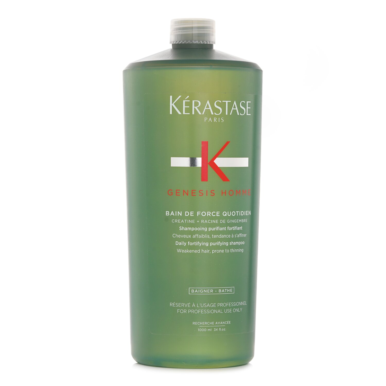Kerastase Genesis Homme Bain De Force Quotidien Shampoo(Random Packing) 1000ml/34oz